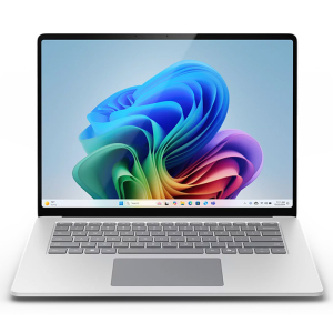 لابتوب مايكروسوفت سيرفس 7 مدعوم بالذكاء الاصطناعي Copilot+ PC المعالج سناب دراجون X إيليت، الرامات 16 جيجا، سعة التخزين 512 جيجابايت SSD، كرت الشاشة Qualcomm Adreno، الشاشة 15 بوصه بالمس، نظام التشغيل ويندوز 11 بروفيشنال - بلاتينيوم