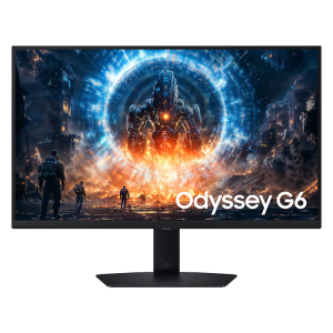 شاشة الألعاب سامسونج اوديسي جي ‎‎ 6بمقاس 27 بوصه 2k كيو اتش دي 2560x1440، تقنية العرض IPS، معدل التحديث 350 هيرتز، سرعة الاستجابة 1 ملي ثانية، تقنية المزامنة فري سينك بريميوم متوافقة مع G-Sync، أستاند قابل للتعديل - اسود