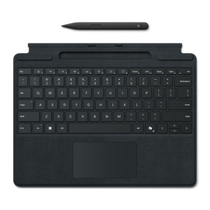 لوحة مفاتيح Microsoft Surface Pro مقاس 13 بوصة مع قلم، متوافقة مع إصدار الجيل 11، مزودة بمفتاح Copilot، عربي / إنجليزي – أسود