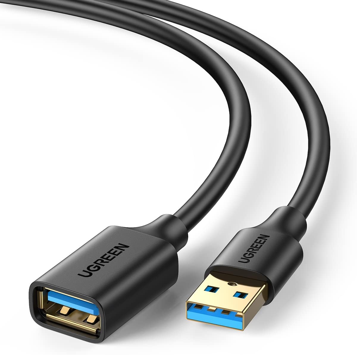 محول يوجرين من منفذ USB 3.0 (أنثى) إلى منفذ USB 3.0 (أنثى) بهيكل من الألمنيوم