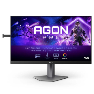 شاشة كمبيوتر الألعاب AGON AG274FZ AOC مقاس 24.1 بوصة فل اتش دي 1920X1080، ديسبلاي HDR 400، تقنية العرض TN، معدل التحديث 540 هيرتز، سرعة الاستجابة 0.3