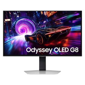 شاشة الألعاب سامسونج اوديسي OLED جي 8 مقاس 27 بوصه 3840x2160 4K، تقنية العرض أوليد، معدل التحديث 240 هيرتز، سرعة الاستجابة 0.03