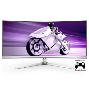 فيليبس افينا 8000 شاشة كمبيوترالعاب منحنية 34 بوصة الترا وايد HDR400 (3440x1440) 2K تقنية العرض QD OLED معدل التحديث 175 هيرتز سرعة الاستجابة 0.1 ملي ثانية تقنية المزامنة AMD فري سينك بريميوم برو تدعم (Xbox X-PS5) منفذ USB-C سماعات داخلية - ابيض