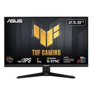 اسوس تف VG249QM1A شاشة كمبيوتر العاب 23.8 بوصة فل اتش دي 1920X1080 تقنية العرض IPS معدل التحديث 270 هيرتز