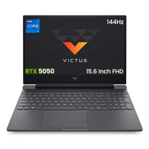 لاب توب العاب اتش بي فيكتوس 15-fa2002nx معالج انتل كور آي 13620HX-7، الرامات 24 جيجابايت، سعة التخزين 1 تيرا بايت M.2 SSD، كرت الشاشة انفيديا جيفورس 8 جيجيا RTX 5050، الشاشة 15.6 بوصه