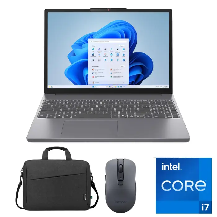 لابتوب لينوفو ايديا باد سليم 3 , 15IRH10 معالج كور آي 7 - 13620H, الرامات 16 جيجا, 512 جيجا SSD, دوس - رمادي